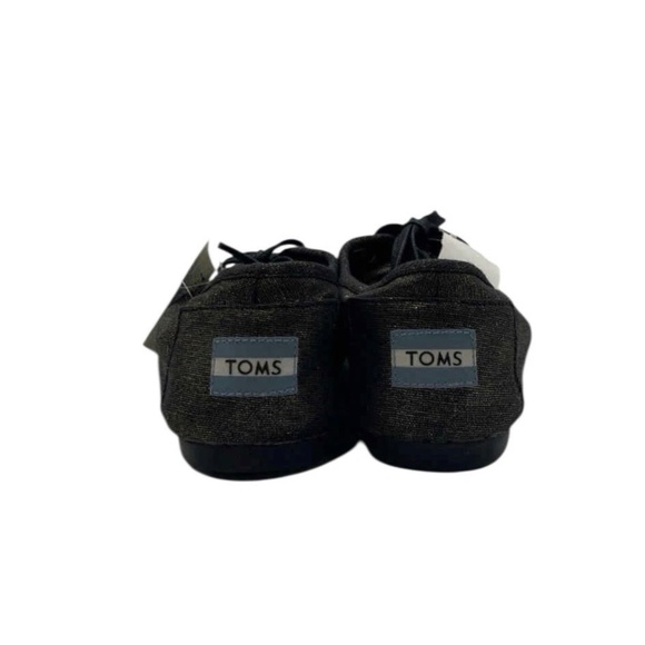 NEW! TOMS Women’s Gold Metallic Linen Cordones Casual Sneakers Size 8 - Picture 5 of 5